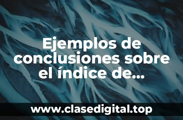 Ejemplos de conclusiones sobre el índice de natalidad