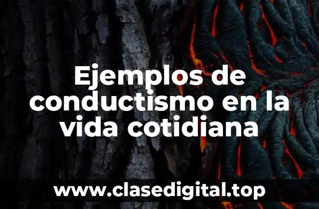 Ejemplos de conductismo en la vida cotidiana