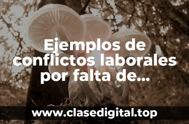 Ejemplos de conflictos laborales por falta de comunicación