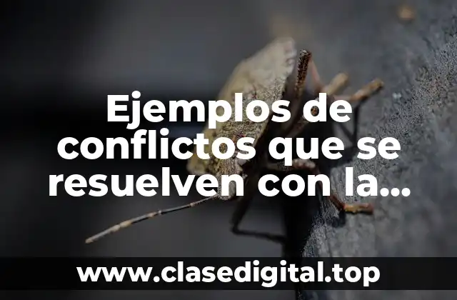 Ejemplos de conflictos que se resuelven con la mediación