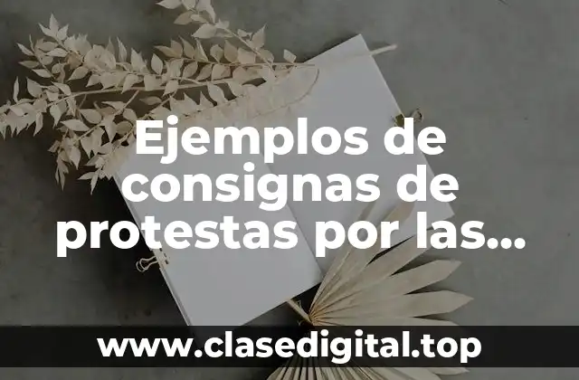 Ejemplos de consignas de protestas por las reformas