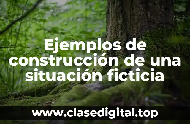 Ejemplos de construcción de una situación ficticia