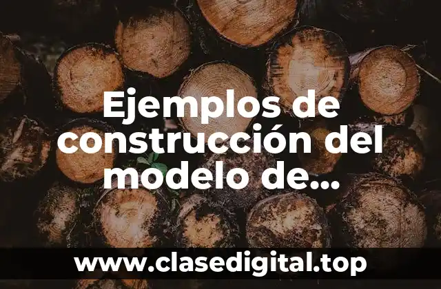 Ejemplos de construcción del modelo de operaciones