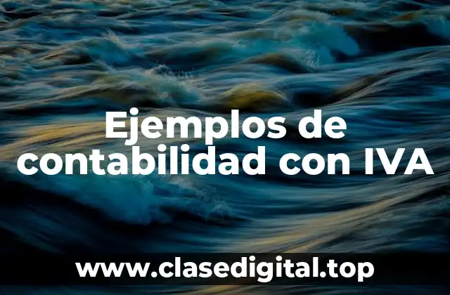 Ejemplos de contabilidad con IVA