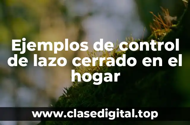 Ejemplos de control de lazo cerrado en el hogar