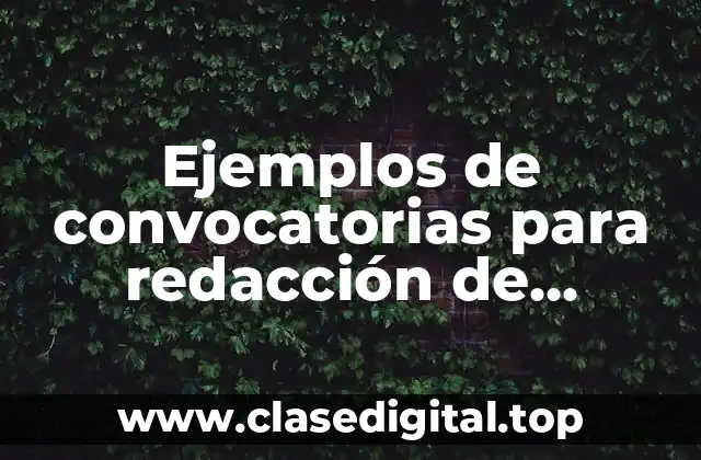 Ejemplos de convocatorias para redacción de calaveritas literarias