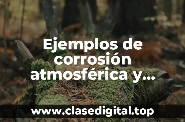 Ejemplos de corrosión atmosférica y Significado