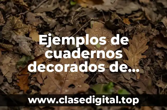 Ejemplos de cuadernos decorados de ingeniería de máquinas