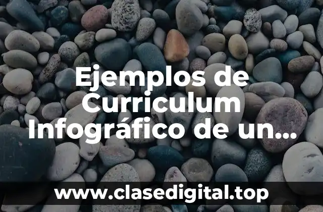 Ejemplos de Curriculum Infográfico de un Veterinario