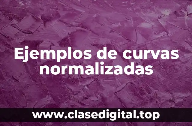 Ejemplos de curvas normalizadas