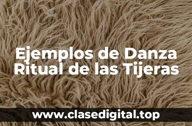 Ejemplos de Danza Ritual de las Tijeras