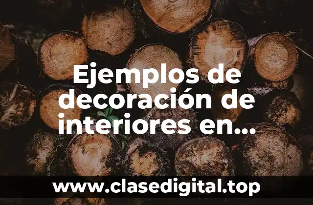 Ejemplos de decoración de interiores en pequeños departamentos