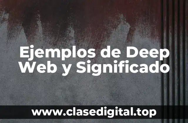 Diferencia entre Deep Web y Surface Web