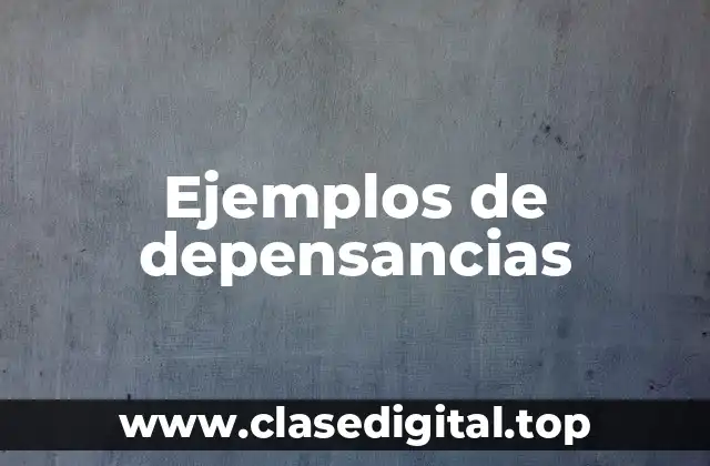 Ejemplos de depensancias