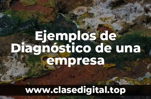 Ejemplos de Diagnóstico de una empresa