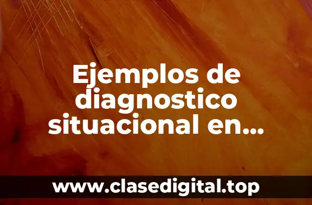 Ejemplos de diagnostico situacional en enfermeria riesgo de caida