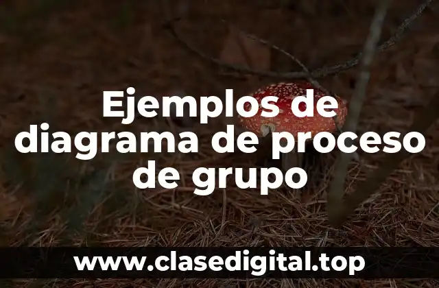 Ejemplos de diagrama de proceso de grupo