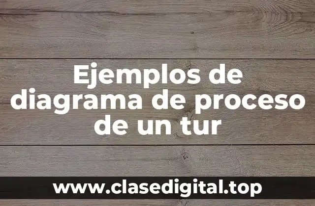 Ejemplos de diagrama de proceso de un tur