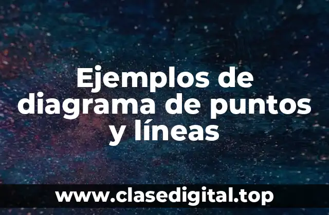 Ejemplos de diagrama de puntos y líneas