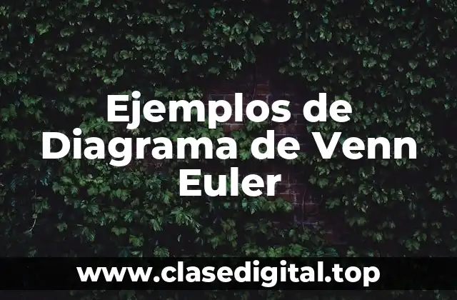 Ejemplos de Diagrama de Venn Euler