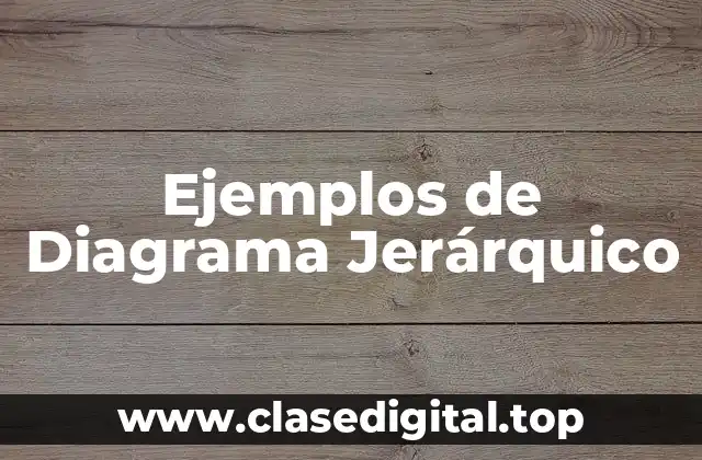 Ejemplos de Diagrama Jerárquico