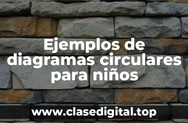 Ejemplos de diagramas circulares para niños