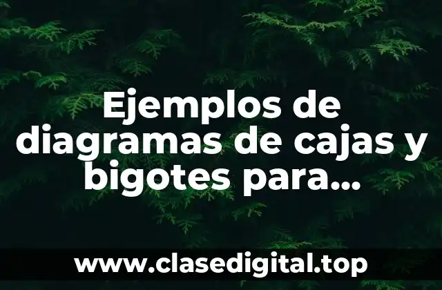 Ejemplos de diagramas de cajas y bigotes para ingeniería