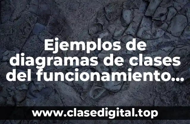 Ejemplos de diagramas de clases del funcionamiento de una biblioteca