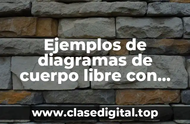 Ejemplos de diagramas de cuerpo libre con pesas