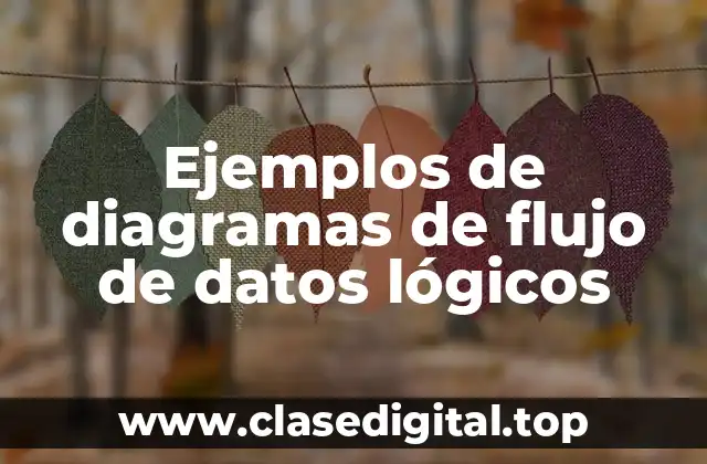 Ejemplos de diagramas de flujo de datos lógicos