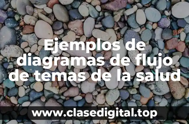 Ejemplos de diagramas de flujo de temas de la salud
