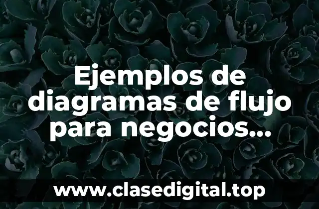 Ejemplos de diagramas de flujo para negocios pegados