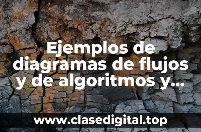 Ejemplos de diagramas de flujos y de algoritmos