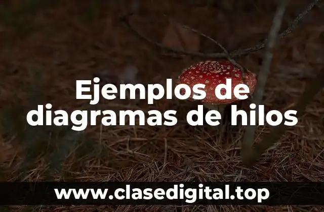 Ejemplos de diagramas de hilos