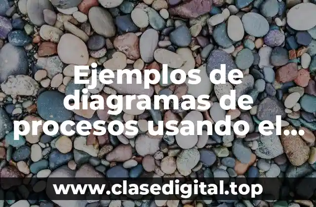 Ejemplos de diagramas de procesos usando el simbolo de entrada y Significado