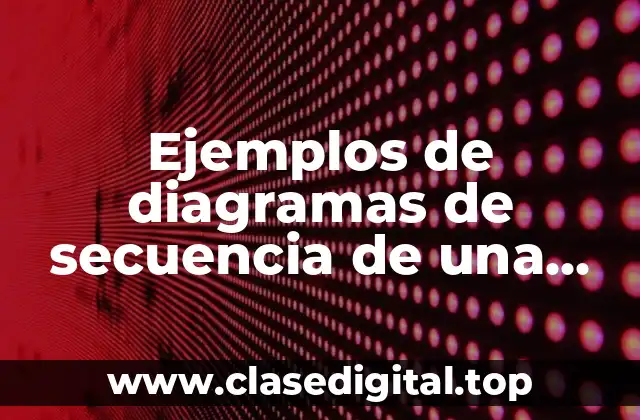 Ejemplos de diagramas de secuencia de una tienda