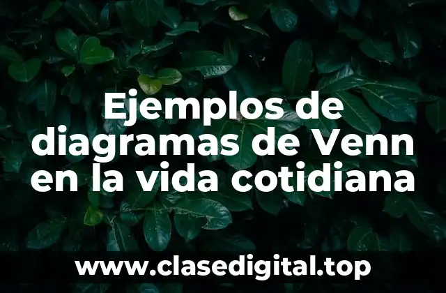Ejemplos de diagramas de Venn en la vida cotidiana