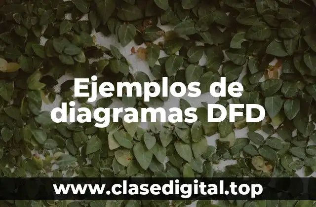 Ejemplos de diagramas DFD