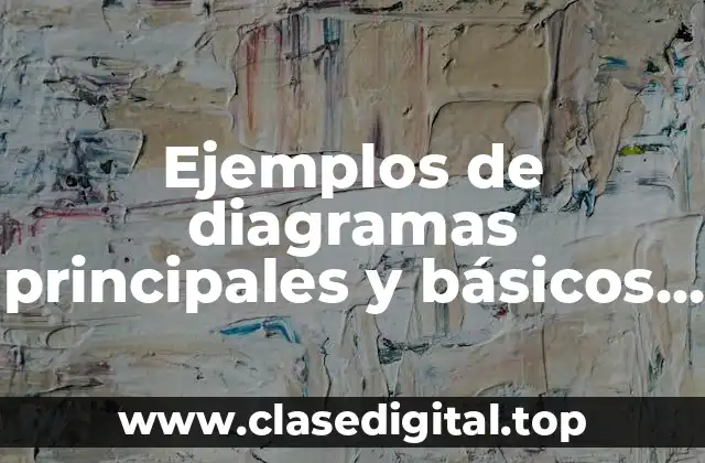 Ejemplos de diagramas principales y básicos del floral