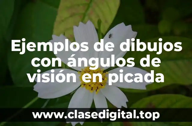Ejemplos de dibujos con ángulos de visión en picada
