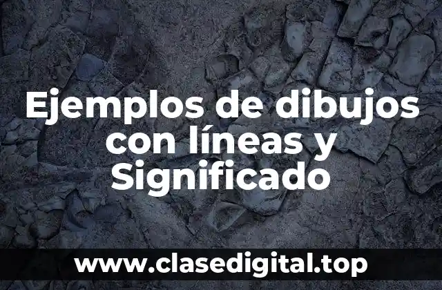 Ejemplos de dibujos con líneas