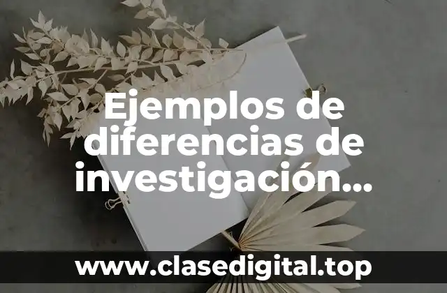 Ejemplos de investigación cualitativa y cuantitativa