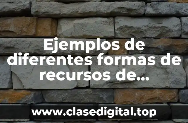 Ejemplos de diferentes formas de recursos de revocación penal