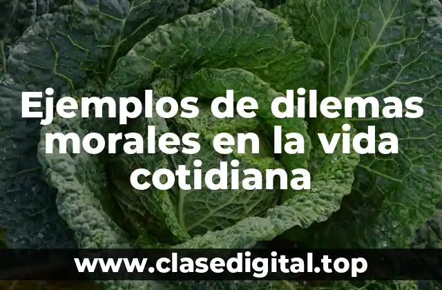Ejemplos de dilemas morales en la vida cotidiana