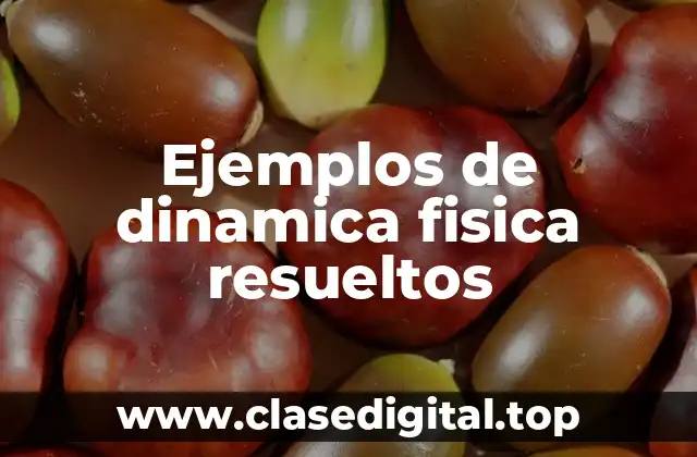 Ejemplos de dinamica fisica resueltos