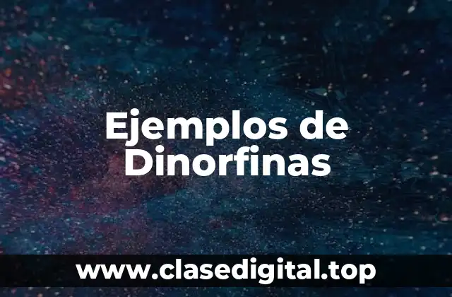 Ejemplos de Dinorfinas