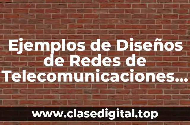 Ejemplos de Diseños de Redes de Telecomunicaciones en Planos Arquitectónicos