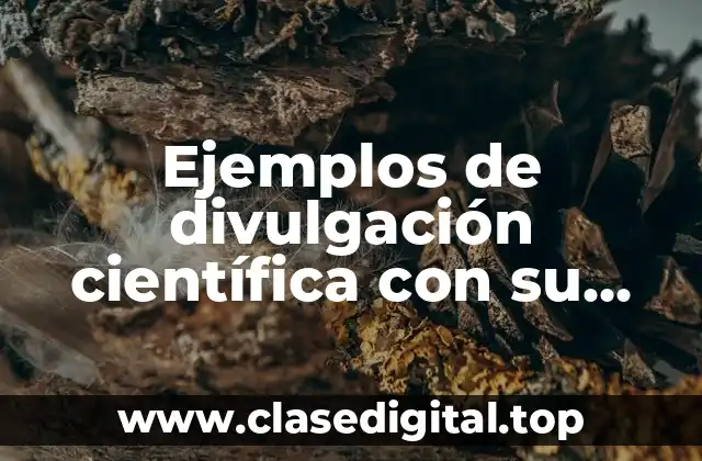 Ejemplos de divulgación científica con su estructura de las estrellas