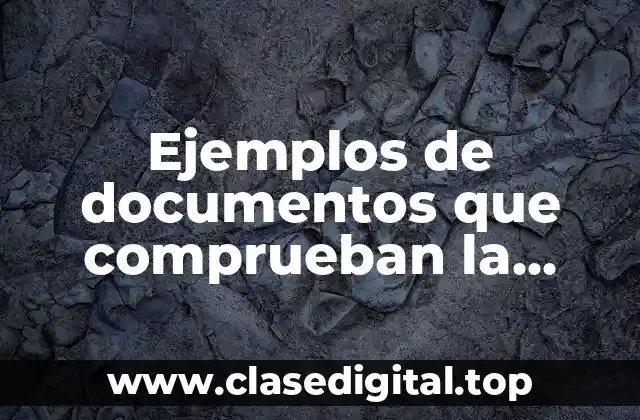 Ejemplos de documentos que comprueban la pertenencia de un terreno