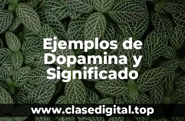 Ejemplos de Dopamina y Significado